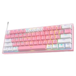 TECLADO REDRAGON K616 PINK/WHITE